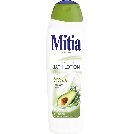 Mitia Avocado in Natural milk krémová pěna do koupele 750 ml