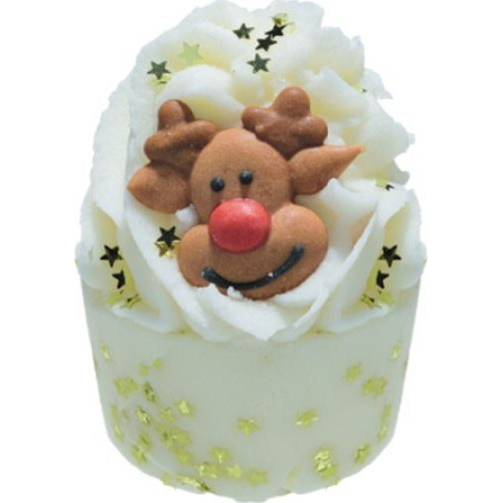 Bomb Cosmetics Vánoční sob - The Leader of the Pack Bath Mallow Máslový špalíček do koupele 50 g