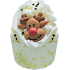 Bomb Cosmetics Vánoční sob - The Leader of the Pack Bath Mallow Máslový špalíček do koupele 50 g