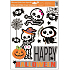 Okenní fólie bez lepidla Halloween pavouček 42 x 30 cm