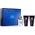 Versace pour Homme toaletní voda pro muže 50 ml + balzám po holení 50 ml + vlasový a tělový šampon 50 ml, dárková sada