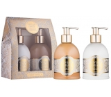 Vivian Gray Romance Słodka Wanilia płynne mydło 250 ml + mleczko do rąk 250 ml, zestaw kosmetyczny