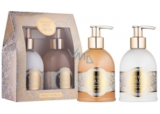 Vivian Gray Romance Słodka Wanilia płynne mydło 250 ml + mleczko do rąk 250 ml, zestaw kosmetyczny