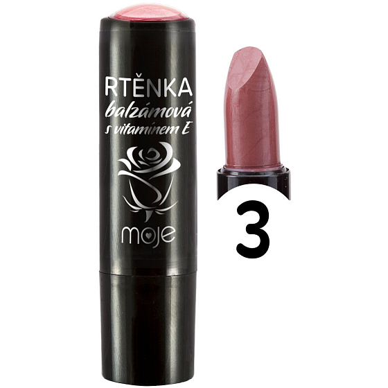 Moje Balzámová rtěnka s vitamínem E, odstín 03