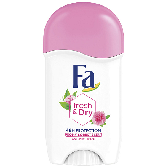 Fa Fresh & Dry Peony Sorbet Scent 48h antiperspirant deodorant stick pro ženy 50 ml