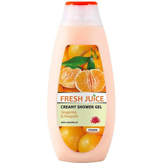 Fresh Juice Mandarinka & Havajský zázvor Awapuhi krémový sprchový gel 400 ml