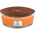 WoodWick Chilli Pepper Gelato - Zmrzlina s čili a pepřem vonná svíčka s dřevěným širokým knotem a víčkem sklo loď 453 g
