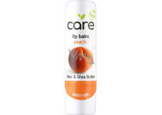 Quiz Cosmetics Care Peach - Broskev balzám na rty s aloe vera a bambuckým máslem 4 g