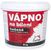 Čerťák Vápno na bílení hašené 6 kg