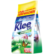 Herr Klee Universal prací prášek na bílé i barevné prádlo 120 dávek 10 kg