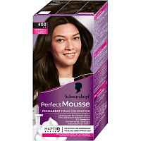 Schwarzkopf Perfect Mousse Permanent Foam Color farba do włosów 400 Lodowe Espresso