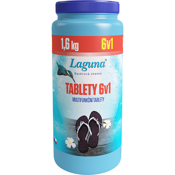 Laguna tabletki 6w1 multifunkcyjne do całorocznej pielęgnacji wody, 1,6 kg