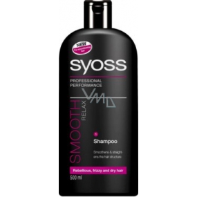 Syoss Smooth Relax Intenzivní a uhlazující šampon proti krepatění vlasů 500 ml Syoss Smooth Relax Intenzivní a uhlazující šampon proti krepatění vlasů 500 ml