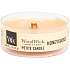 WoodWick Honeysuckle - Zimolez a jasmín vonná svíčka s dřevěným knotem petite 31 g