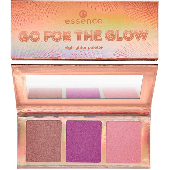 Essence Go For The Glow rozjasňovací paletka 02 The Warms 12 g
