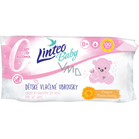 Linteo Baby Chusteczki nawilżane do pielęgnacji dla dzieci 120 sztuk