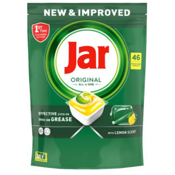 Jar Original All in One Cytrynowe kapsuły do zmywarki 46 sztuk