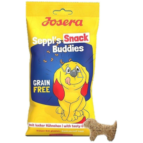 Josera Seppl´s Snack Buddies z kurczakiem, ziemniakiem i groszkiem karma uzupełniająca dla psów 150 g