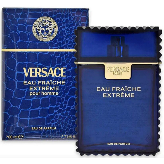 Versace Man Eau Fraiche Extreme – parfémovaná voda pro muže, 200 ml flakon