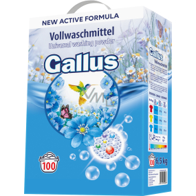 Gallus proszek do prania Uniwersalny, 100 prań, 6,5 kg Gallus proszek do prania Uniwersalny, 100 prań, 6,5 kg