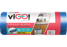viGO worki na odpady, 9 µ, 48 × 57 cm, 35 l, 36 sztuk