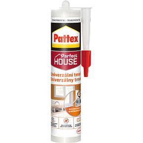 Pattex uniwersalny silikon, biały, 280 ml
