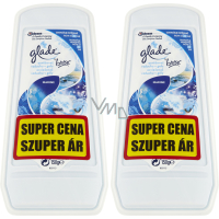 Glade odświeżacz powietrza Żel Pure Clean Marine duo pack 2× 150 g