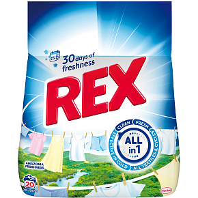 REX proszek do prania Amazonia Freshness 20 prań