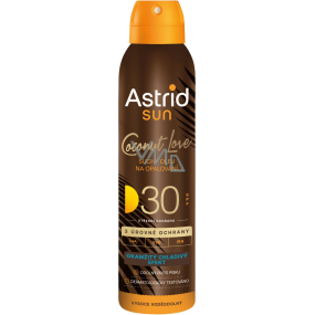 Astrid Sun Coconut Love suchy olej do opalování OF30 150 ml Astrid Sun Coconut Love suchy olej do opalování OF30 150 ml