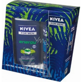 Nivea Men Kazactive sprchový gel 250 ml + deo sprej 150 ml kosmetická sada Nivea Men Kazactive sprchový gel 250 ml + deo sprej 150 ml kosmetická sada