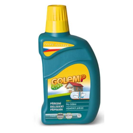 Bio Golem P naturalny biologiczny preparat do czyszczenia rur odpływowych 500 ml