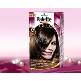 Schwarzkopf Palette Deluxe barva na vlasy 755 Zářivě zlatá moka 115 ml Schwarzkopf Palette Deluxe barva na vlasy 755 Zářivě zlatá moka 115 ml