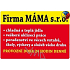 Nekupto Humorná cedulka Firma máma s.r.o. 15x10 cm 1 kus