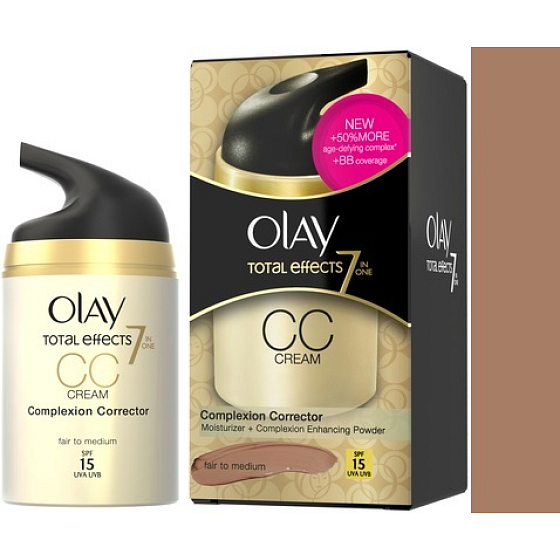 Olay Total Effects 7v1 SPF15 CC Cream Fair To Medium krém 50 ml