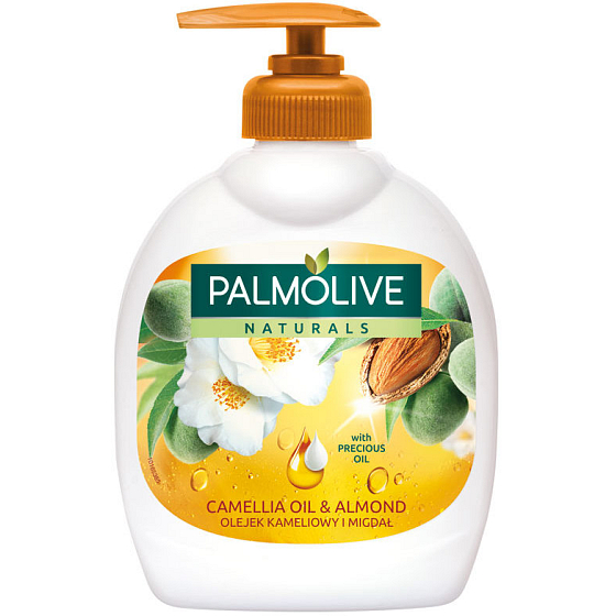 Palmolive Naturals Camellia & Almond Oil tekuté mýdlo dávkovač 300 ml