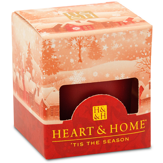 Heart & Home Štědrý večer Sojová vonná svíčka bez obalu hoří až 15 hodin 53 g