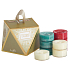 Yankee Candle All Is Bright + Glittering Star + Icy Blue Spruce, čajové svíčky 9 kusů vánoční dárková sada