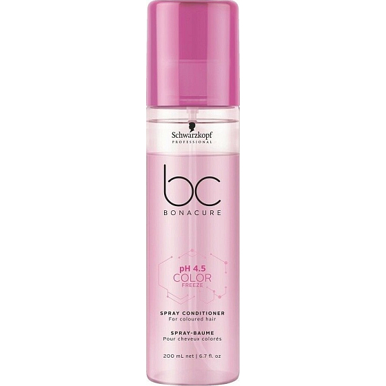 Schwarzkopf Professional BC Bonacure pH 4.5 Color Freeze bezoplachový dvoufázový kondicionér pro barevné vlasy 200 ml