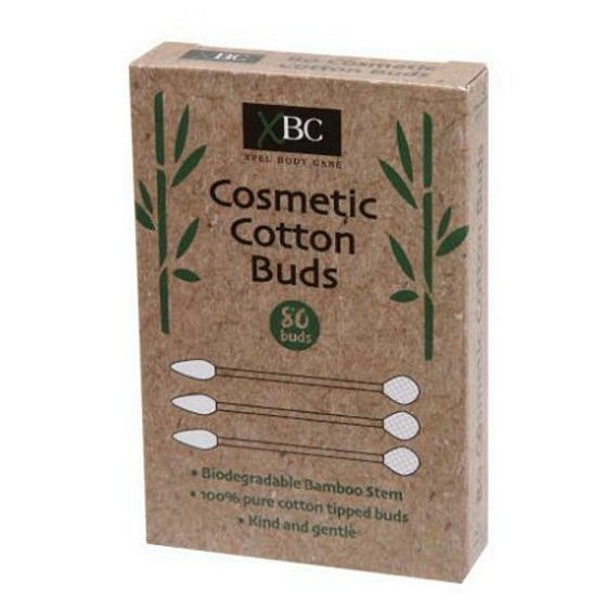 Xbc Bamboo Eco bambusové tyčinky ze 100% bavlnv do uší 80 kusů