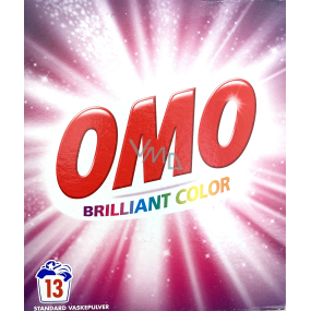 Omo Brilliant Color prášek na praní, barevné prádlo 13 dávek 0,91 kg
