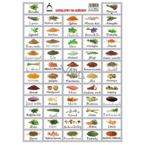 Arch Samolepky na kořenky obrázky Bazalka 24 x 34 cm SK