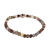 Spinel kolorowy fasetowany bransoletka elastyczna naturalny kamień 4 mm / 16 - 17 cm