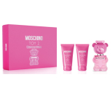 Moschino Toy 2 Bubble Gum woda toaletowa 50 ml + mleczko do ciała 50 ml + żel pod prysznic 50 ml, zestaw prezentowy dla kobiet