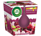 Air Wick Essenstial Oils Mountain Berry Blossom - Višňový čaj vonná svíčka ve skle 105 g