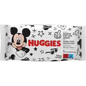 Huggies chusteczki nawilżane Mickey Mouse, 56 sztuk