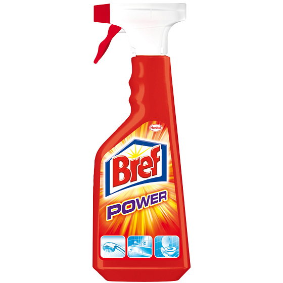 Bref Power tekutý čistič s extra silou 500 ml rozprašovač