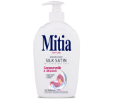 Mitia Jedwabne Satynowe mydło w płynie z mlekiem kokosowym dozownik 500 ml