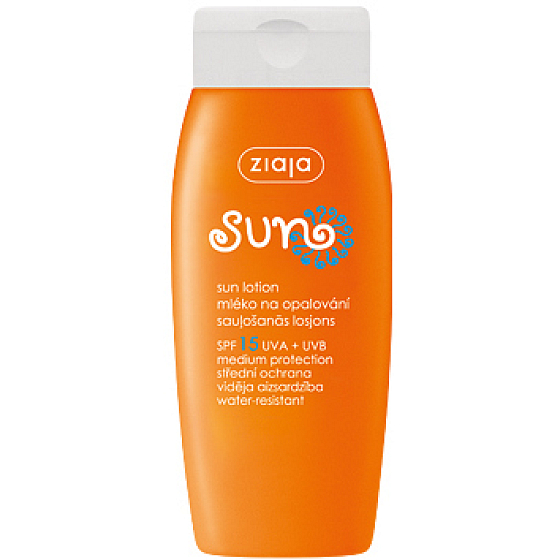 Ziaja Sun SPF 15 mléko na opalování střední ochrana 150 ml