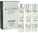 Chanel Allure Homme Sport toaletní voda náplně 3 x 20 ml