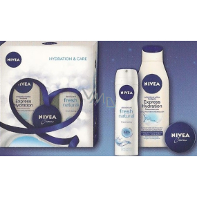 Nivea Body Hydration tělové mléko 250 ml + deodorant sprej 150 ml + krém 30 ml, kosmetická sada